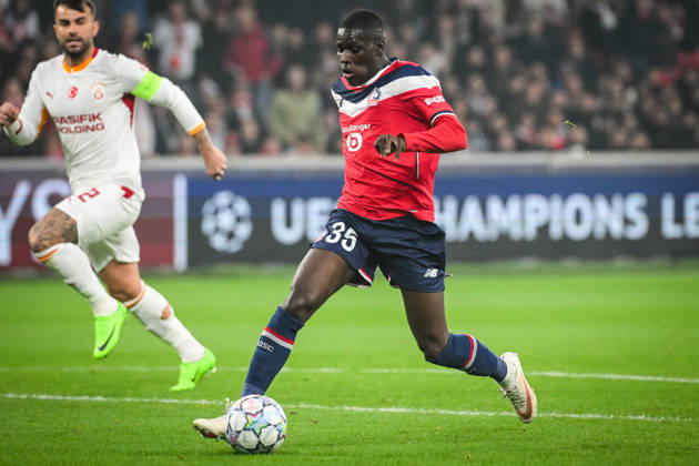 October 21, 2026, Villeneuve-D ascq, France, France: Soriba DIAOUNE of Lille during the UEFA Champions League, League Phase MD3 match between Lille OSC (LOSC) and Galatasaray SK at Pierre Mauroy Stadium on October 21, 2026 in Villeneuve-d Ascq near Lille, France. Lille OSC V Galatasaray SK - UEFA Champions League  - ZUMAm308 20261021_zsp_m308_009 Copyright: xMatthieuxMirvillex