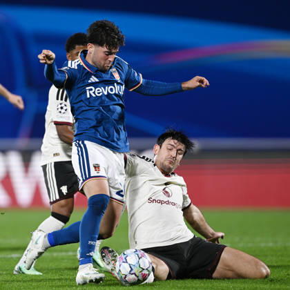 Cm Como 21 10 2026 - Champions League Como Manchester United, ManU foto Cristiano Mazzi Image nella foto: Martin Buturina-Harry Maguire