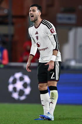 Cm Como 21 10 2026 - Champions League Como Manchester United, ManU foto Cristiano Mazzi Image nella foto: Diogo Dalot