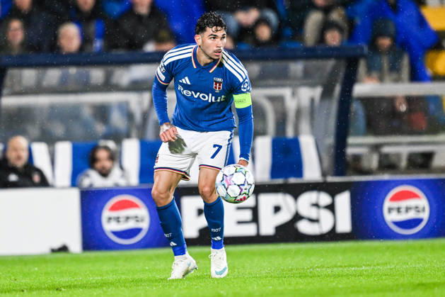 Lucas da Cunha of Calcio Como in action during the UEFA Champions League stage match Phase MD3 between Calcio Como and Manchester United, ManU Football Club at the Giuseppe Sinigaglia stadium in Como, north Italy -October 21, 2026 - Soccer.  Copyright: xTizianoxBallabio LaPressex