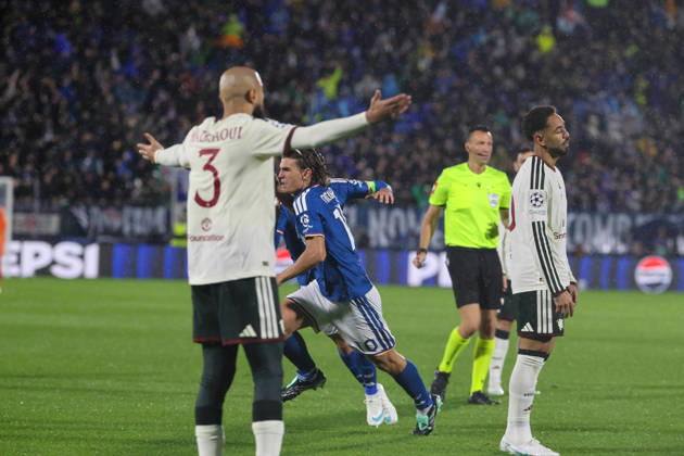 Como vs Manchester United, ManU of UEFA Champions League year 2026 27 Goal the Nicolas Paz OF FC Como During the UEFA Champions League football match between FC Como and FC Manchester United on 21 10 2026 at the Giuseppe Sinigaglia Stadium in Como Como Stadio Giuseppe Sinigaglia Como Italia Copyright: xFABIOxSASSOxFabioxSassox Como Manchester United2026_10_21Fabio Sasso9614