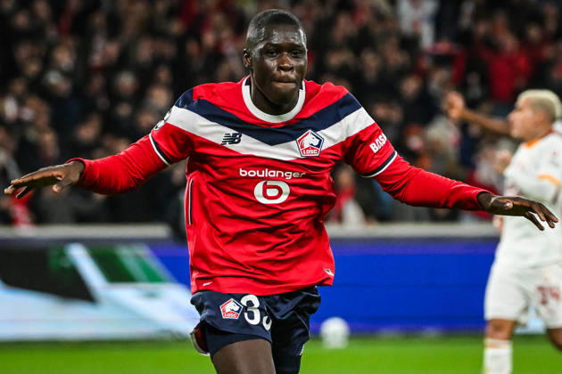 October 21, 2026, Villeneuve-D ascq, France, France: Soriba DIAOUNE of Lille celebrates his goal during the UEFA Champions League, League Phase MD3 match between Lille OSC (LOSC) and Galatasaray SK at Pierre Mauroy Stadium on October 21, 2026 in Villeneuve-d Ascq near Lille, France. Lille OSC V Galatasaray SK - UEFA Champions League  - ZUMAm308 20261021_zsp_m308_015 Copyright: xMatthieuxMirvillex