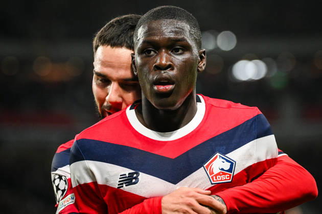 October 21, 2026, Villeneuve-D ascq, France, France: Soriba DIAOUNE of Lille celebrate his goal with Calvin VERDONK of Lille during the UEFA Champions League, League Phase MD3 match between Lille OSC (LOSC) and Galatasaray SK at Pierre Mauroy Stadium on October 21, 2026 in Villeneuve-d Ascq near Lille, France. Lille OSC V Galatasaray SK - UEFA Champions League  - ZUMAm308 20261021_zsp_m308_018 Copyright: xMatthieuxMirvillex