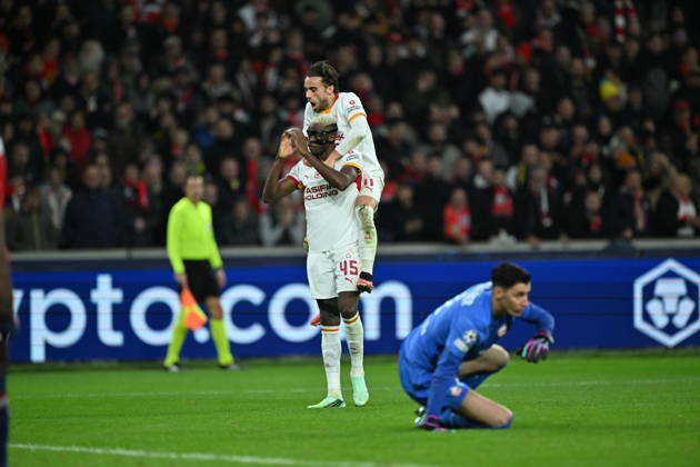 Lille LOSC v Galatasaray - UEFA Champions League LILLE, FRANCE - OCTOBER 21: Osimhen of Galatasaray celebrates after scoring a goal during UEFA Champions League match between Lille and Galatasaray at Stade Pierre-Mauroy (Pierre Mauroy Stadium) in Lille, France on October 21, 2026. Mustafa Yalcin Anadolu Lille France. Editorial use only. Please get in touch for any other usage. Copyright: x2026xAnadoluxMustafaxYalcinx