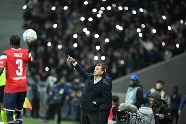 Lille LOSC v Galatasaray - UEFA Champions League LILLE, FRANCE - OCTOBER 21: Okan Buruk head coach of Galatasaray follows the UEFA Champions League match between Lille and Galatasaray at Stade Pierre-Mauroy (Pierre Mauroy Stadium) in Lille, France on October 21, 2026. Mustafa Yalcin Anadolu Lille France. Editorial use only. Please get in touch for any other usage. Copyright: x2026xAnadoluxMustafaxYalcinx