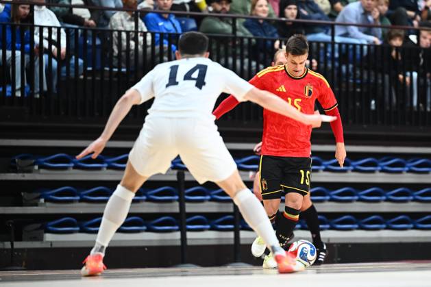 Belgium vs Slovenia - FIFA Futsal World Cup 2028 Main Round Group Phase ANTWERPEN, BELGIUM - OCTOBER 21 : Vanderheyden Kenneth of Red Devils Futsal during the FIFA Futsal World up 2028 main round group phase at the Lotto Arena on October 21, 2026 in Antwerpen, Belgium, 21 10 2026 Antwerpen Belgium  Copyright: xGvgx