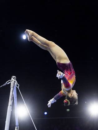 ROTTERDAM - Qiyuan Qiu (China) during the team final at the World Gymnastics Championships in Rotterdam Ahoy. IRIS VAN DEN BROEK ANP xVIxANPxSportx xxANPxIVx 573184247 originalFilename: 573184247.jpg