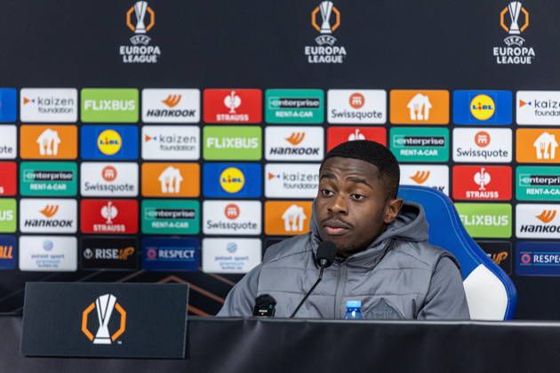 2026.10.21 Poznan Pilka nozna Liga Europy sezon 2026 2027 AFC Sunderland konferencja prasowa N z Noah Sadiki Foto Pawel Jaskolka PressFocus 2026.10.21 Poznan Football Europa League season 2026 2027 AFC Sunderland press conference, PK, Pressekonferenz Credit: Pawel Jaskolka PressFocus NEWSPIX.PL --- newspix.pl 