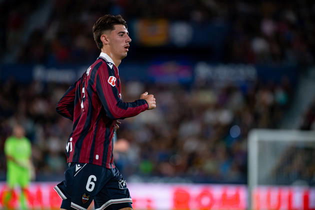 October 21, 2026, Valencia, Valencia, Spain: DANI REQUENA of Levante UD during the LaLiga EA Sports, match between Levante UD and Athletic Club at Ciutat de Valencia stadium Valencia Spain - ZUMAs385 20261021_zsp_s385_012 Copyright: xLeopoldxSoglox