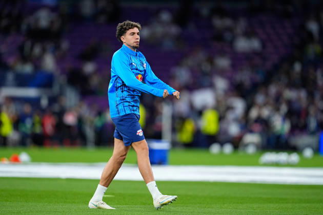 October 21, 2026, Madrid, Madrid, Spain: Neil El Aynaoui of RB Leipzig warms up during the UEFA Champions League 2026 27 League Phase MD3 match between Real Madrid CF and RB Leipzig at Bernabeu stadium on October 21, 2026, in Madrid, Spain. Madrid Spain - ZUMAa181 20261021_zaa_a181_043 Copyright: xDennisxAgyemanx