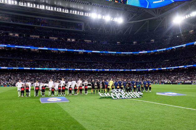 October 21, 2026, Madrid, Madrid, Spain: Real Madrid and RB Leipzig during UEFA Champions League football match between Real Madrid CF and RB Leipzig at Santiago Bernabeu Stadium in Madrid, Spain, October 21, 2026 Soccer 2026: Real Madrid CF Vs RB Leizpig  - ZUMAa206 20261021_zsp_a206_008 Copyright: xRubenxAlbarranx