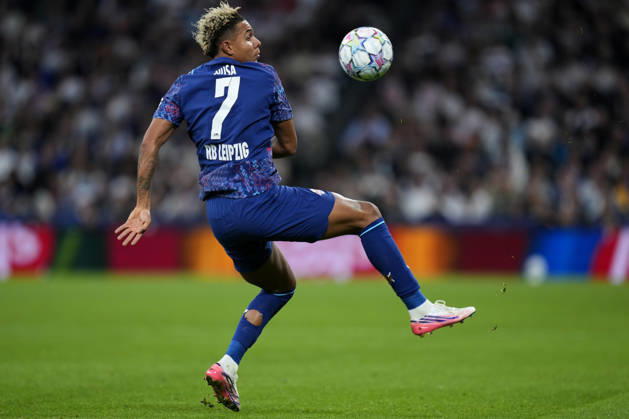 ESP: Real Madrid v RB Leipzig. UEFA Champions League. Matchday 3. Antonio Nusa of RB Leipzig during the UEFA Champions League match between Real Madrid and RB Leipzig played at Santiago Bernabeu Stadium on 21 Oct 2026 in Madrid, Spain. kpng Copyright: xCesarxCebollax xPRESSINPHOTOx PS_2627_RMA_LEI_011