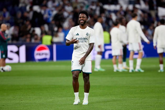 October 21, 2026, Madrid, Madrid, Spain: Vinicius Jr of Real Madrid CF during UEFA Champions League football match between Real Madrid CF and RB Leipzig at Santiago Bernabeu Stadium in Madrid, Spain, October 21, 2026 Madrid Spain - ZUMAa206 20261021_zsp_a206_014 Copyright: xRubenxAlbarranx