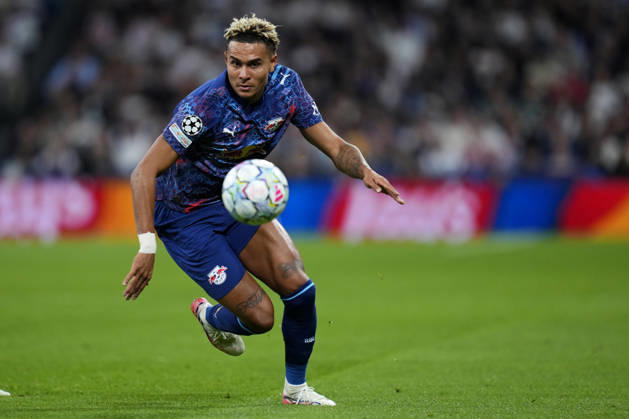 ESP: Real Madrid v RB Leipzig. UEFA Champions League. Matchday 3. Antonio Nusa of RB Leipzig during the UEFA Champions League match between Real Madrid and RB Leipzig played at Santiago Bernabeu Stadium on 21 Oct 2026 in Madrid, Spain. kpng Copyright: xCesarxCebollax xPRESSINPHOTOx PS_2627_RMA_LEI_013