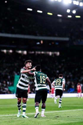 October 21, 2026, Lisboa, Lisboa, Portugal: Luis Suarez of Sporting Clube de Portugal celebrates scoring his sides first goal of the match during the UEFA Champions League first round MD-3 football match between Sporting CP and Lask Linz, in Lisbon on October 21, 2026. Sporting CP X Lask Linz - UEFA Champions League 2026 27 League Phase MD3  - ZUMAg283 20261021_zsp_g283_010 Copyright: xJoaoxGregoriox