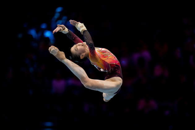 2026 Artistic Gymnastics World Championships, Day 5, Women s Team Final 261021 Qinqin Ke of China competes in floor exercise during women s team final on day five of the 2026 Artistic Gymnastics World Championships on October 21, 2026 in Rotterdam. Photo: Joel Marklund BILDBYRÅN kod JM JM0863 bbeng artistisk gymnastik artistic gymnastics gymnastik-vm vm artistic gymnastics world championships final lagfinal team final dam Copyright: JOELxMARKLUND BB261021JM047
