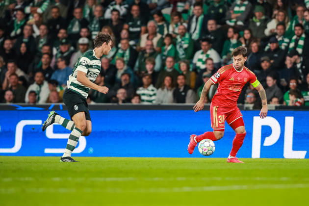 SOCCER - UEFA CL, Sporting vs LASK LISBON,PORTUGAL,21.OCT.26 - SOCCER - UEFA Champions League, Sporting Club de Portugal vs Linzer ASK. Image shows Sascha Horvath (LASK).  GEPAxpictures xManuelxBinder