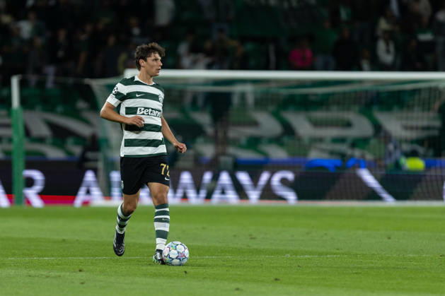 October 21, 2026, Lisbon, Lisbon, Portugal: Sporting defender from Portugal EDUARDO QUARESMA (72) in action during the game for the League Phase for the UEFA Champions League between Sporting and LASK Linz at Estadio Jose de Alvalade Soccer 2026: Sporting Vs LASK Linz  - ZUMAs359 20261021_zsp_s359_007 Copyright: xAlexandrexdexSousax