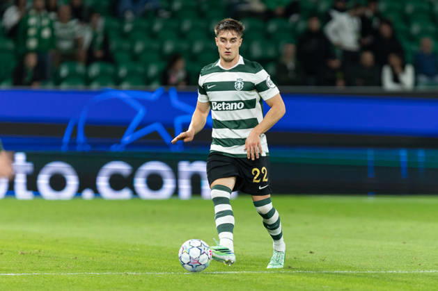 October 21, 2026, Lisbon, Lisbon, Portugal: Sporting defender from Spain IVAN FRESNEDA (22) in action during the game for the League Phase for the UEFA Champions League between Sporting and LASK Linz at Estadio Jose de Alvalade Soccer 2026: Sporting Vs LASK Linz  - ZUMAs359 20261021_zsp_s359_010 Copyright: xAlexandrexdexSousax