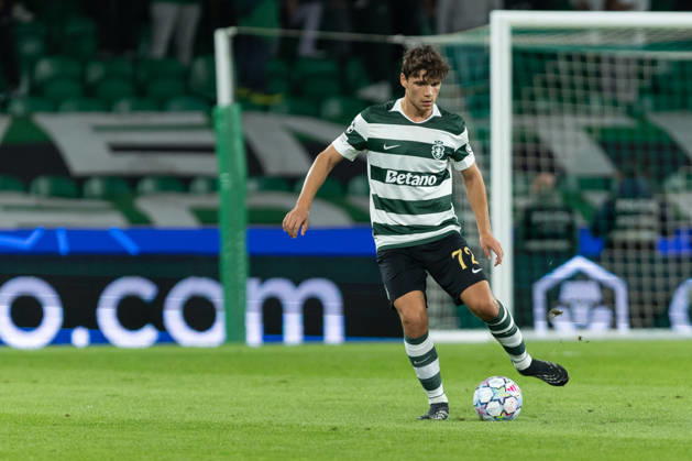 October 21, 2026, Lisbon, Lisbon, Portugal: Sporting defender from Portugal EDUARDO QUARESMA (72) in action during the game for the League Phase for the UEFA Champions League between Sporting and LASK Linz at Estadio Jose de Alvalade Soccer 2026: Sporting Vs LASK Linz  - ZUMAs359 20261021_zsp_s359_009 Copyright: xAlexandrexdexSousax