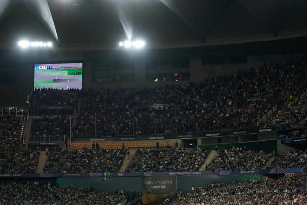 UEFA Champions League: Real Betis Balompie v Feyenoord Rotterdam SEVILLE, SPAIN - OCTOBER 21: Feyenoord Rotterdam supporters during the UEFA Champions League match between Real Betis Balompie and Feyenoord Rotterdam at Estadio La Cartuja on October 21, 2026 in Seville, Spain Copyright: xYannickxVerhoevenx
