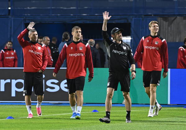 Croatia, Zagreb, 21.10.2026. Maksimir Stadium. NEC Nijmegen training session ahead of tomorrow s Europa League match against GNK Dinamo. In the photo: Bryan Linssen. Photo: Damir Krajac CROPIX
