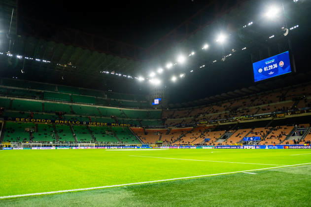 San-Siro during UEFA Champions League 2026 27 league phase game between Internazionale Milano and FC Shakhtar Donetsk (Gleb Soboliev Ball Raw Images) Milan San Siro Italy Copyright: xGlebxSobolievx glebsoboliev_inter_shakhtar_001
