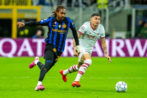 Djed Spence seen during UEFA Champions League 2026 27 league phase game between Internazionale Milano and FC Shakhtar Donetsk (Gleb Soboliev Ball Raw Images) Milan San Siro Italy Copyright: xGlebxSobolievx glebsoboliev_inter_shakhtar_008