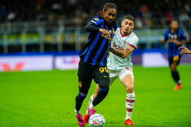 Djed Spence seen during UEFA Champions League 2026 27 league phase game between Internazionale Milano and FC Shakhtar Donetsk (Gleb Soboliev Ball Raw Images) Milan San Siro Italy Copyright: xGlebxSobolievx glebsoboliev_inter_shakhtar_012