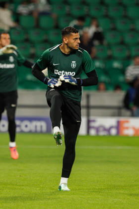 Kaique seen in football match between Sporting CP and LASK in UEFA Champions League 2026 27 at Estadio JosÃ Alvalade, Lisboa, Portugal (Luis Loureiro Ball Raw Images PT) Lisboa Estadio JosÃ Alvalade Portugal Copyright: xLuisxLoureirox LloureiroSPCxLUSK-0824