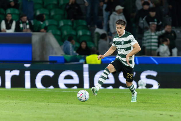 October 21, 2026, Lisbon, Lisbon, Portugal: Sporting defender from Spain IVAN FRESNEDA (22) in action during the game for the League Phase for the UEFA Champions League between Sporting and LASK Linz at Estadio Jose de Alvalade Soccer 2026: Sporting Vs LASK Linz  - ZUMAs359 20261021_zsp_s359_016 Copyright: xAlexandrexdexSousax
