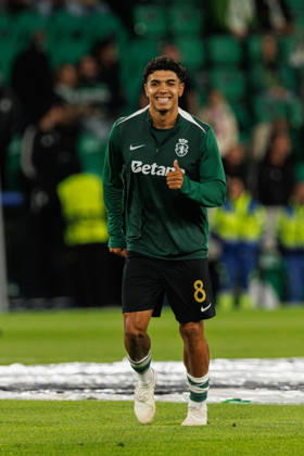 Joao Simoes seen in football match between Sporting CP and LASK in UEFA Champions League 2026 27 at Estadio JosÃ Alvalade, Lisboa, Portugal (Luis Loureiro Ball Raw Images PT) Lisboa Estadio JosÃ Alvalade Portugal Copyright: xLuisxLoureirox LloureiroSPCxLUSK-0931