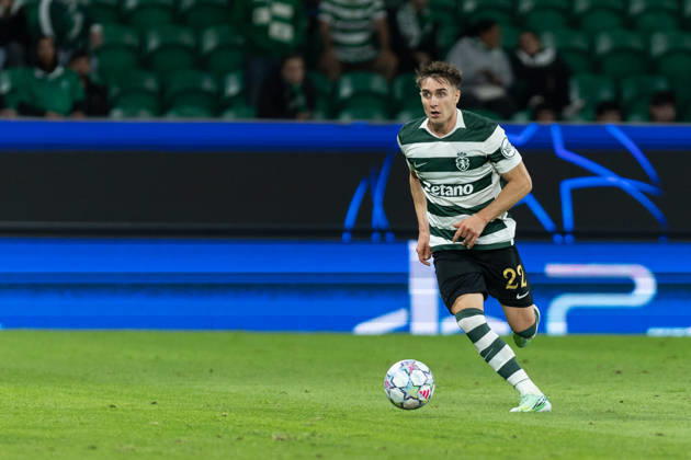 October 21, 2026, Lisbon, Lisbon, Portugal: Sporting defender from Spain IVAN FRESNEDA (22) in action during the game for the League Phase for the UEFA Champions League between Sporting and LASK Linz at Estadio Jose de Alvalade Soccer 2026: Sporting Vs LASK Linz  - ZUMAs359 20261021_zsp_s359_021 Copyright: xAlexandrexdexSousax