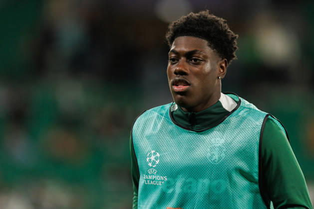 Issa Doumbia seen in football match between Sporting CP and LASK in UEFA Champions League 2026 27 at Estadio JosÃ Alvalade, Lisboa, Portugal (Luis Loureiro Ball Raw Images PT) Lisboa Estadio JosÃ Alvalade Portugal Copyright: xLuisxLoureirox LloureiroSPCxLUSK-1108