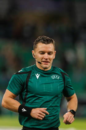 Nicholas Walsh seen in football match between Sporting CP and LASK in UEFA Champions League 2026 27 at Estadio JosÃ Alvalade, Lisboa, Portugal (Luis Loureiro Ball Raw Images PT) Lisboa Estadio JosÃ Alvalade Portugal Copyright: xLuisxLoureirox LloureiroSPCxLUSK-1188