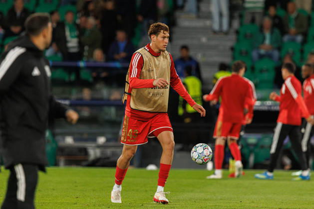 Joao Tornich seen in football match between Sporting CP and LASK in UEFA Champions League 2026 27 at Estadio JosÃ Alvalade, Lisboa, Portugal (Luis Loureiro Ball Raw Images PT) Lisboa Estadio JosÃ Alvalade Portugal Copyright: xLuisxLoureirox LloureiroSPCxLUSK-1212