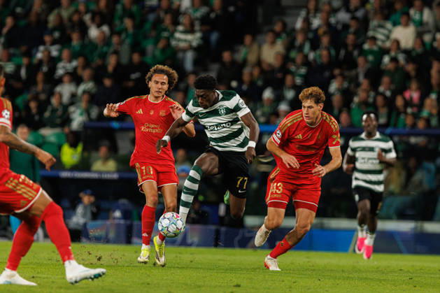 .s77. seen in football match between Sporting CP and LASK in UEFA Champions League 2026 27 at Estadio JosÃ Alvalade, Lisboa, Portugal (Luis Loureiro Ball Raw Images PT) Lisboa Estadio JosÃ Alvalade Portugal Copyright: xLuisxLoureirox LloureiroSPCxLUSK-1453