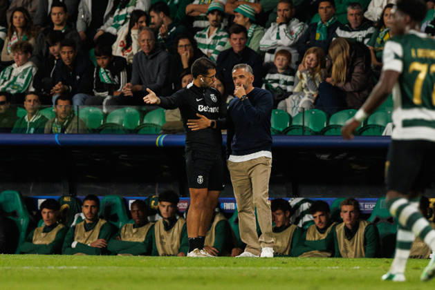 Rui Borges seen in football match between Sporting CP and LASK in UEFA Champions League 2026 27 at Estadio JosÃ Alvalade, Lisboa, Portugal (Luis Loureiro Ball Raw Images PT) Lisboa Estadio JosÃ Alvalade Portugal Copyright: xLuisxLoureirox LloureiroSPCxLUSK-1655