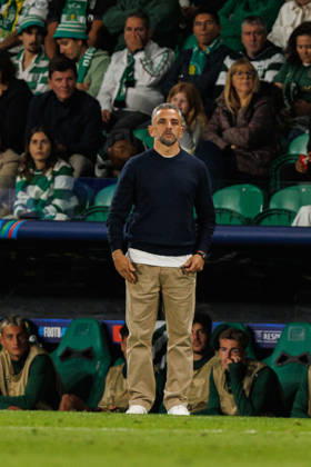 Rui Borges seen in football match between Sporting CP and LASK in UEFA Champions League 2026 27 at Estadio JosÃ Alvalade, Lisboa, Portugal (Luis Loureiro Ball Raw Images PT) Lisboa Estadio JosÃ Alvalade Portugal Copyright: xLuisxLoureirox LloureiroSPCxLUSK-1837