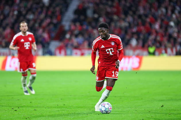 21.10.2026, GER, Fussball, Herren, UEFA Champions League, Saison 2026 2027, 3. Spieltag, FC Bayern München vs. FC Arsenal Alphonso Davies ( FC Bayern München 19 ) München Allianz Arena Bayern Deutschland Copyright: xNordphoto Schneiderx