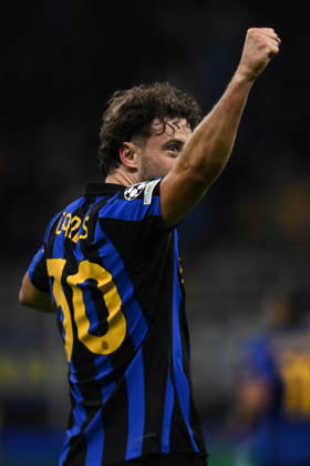 Ec Milano 21 10 2026 - Champions League Inter-Shakhtar Donetsk foto Emanuele Comincini Image nella foto: esultanza gol Carlos Augusto