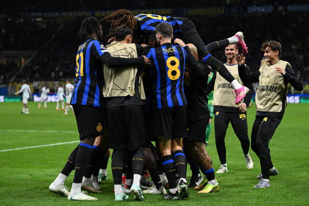 Ec Milano 21 10 2026 - Champions League Inter-Shakhtar Donetsk foto Emanuele Comincini Image nella foto: esultanza gol Carlos Augusto