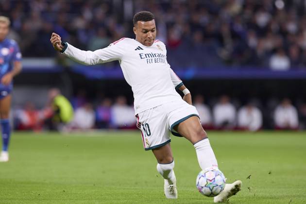 October 21, 2026, Madrid, Spain: Kylian Mbappe (Real Madrid CF) is seen in action during the UEFA Champions League 2026 2027 match between Real Madrid CF and RB Leipzig..Final score: Real Madrid 4-1 RB Leipzig. Madrid Spain - ZUMAs197 20261021_aaa_s197_391 Copyright: xFedericoxTitonex