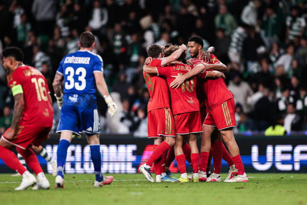 October 21, 2026, Lisboa, Lisboa, Portugal: Lask Linz team celebrate the victory after the UEFA Champions League first round MD-3 football match between Sporting CP and Lask Linz, in Lisbon on October 21, 2026. Lisboa Portugal - ZUMAg283 20261021_zsp_g283_029 Copyright: xJoaoxGregoriox