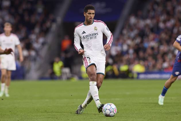 October 21, 2026, Madrid, Spain: Jude Bellingham (Real Madrid CF) is seen in action during the UEFA Champions League 2026 2027 match between Real Madrid CF and RB Leipzig..Final score: Real Madrid 4-1 RB Leipzig. Madrid Spain - ZUMAs197 20261021_aaa_s197_414 Copyright: xFedericoxTitonex