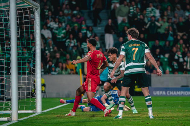 October 21, 2026, Lisbon, Lisbon, Portugal: LISBON, PORTUGAL - OCTOBER 21: Sporting CP s Luis Suarez scores against LASK during the UEFA Champions League match at Estadio Jose Alvalade on October 21, 2026 in Lisbon, Portugal. ZUMA Press Wire Lisbon Portugal - ZUMAs390 20261021_zsp_s390_009 Copyright: xAlbertoxSeabrax