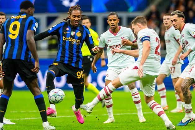 Djed Spence seen during UEFA Champions League 2026 27 league phase game between Internazionale Milano and FC Shakhtar Donetsk (Gleb Soboliev Ball Raw Images) Milan San Siro Italy Copyright: xGlebxSobolievx glebsoboliev_inter_shakhtar_082