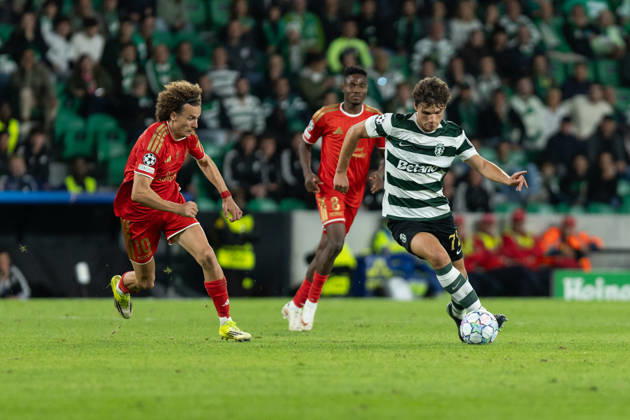 October 21, 2026, Lisbon, Lisbon, Portugal: Sporting defender from Portugal EDUARDO QUARESMA (72) in action during the game for the League Phase for the UEFA Champions League between Sporting and LASK Linz at Estadio Jose de Alvalade Soccer 2026: Sporting 2:3 LASK Linz  - ZUMAs359 20261021_zsp_s359_160 Copyright: xAlexandrexdexSousax