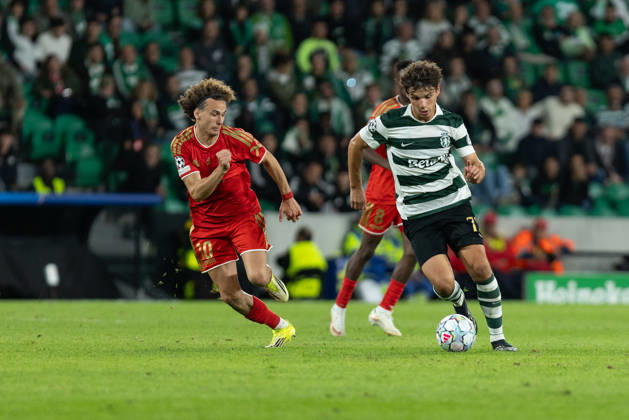October 21, 2026, Lisbon, Lisbon, Portugal: Sporting defender from Portugal EDUARDO QUARESMA (72) in action during the game for the League Phase for the UEFA Champions League between Sporting and LASK Linz at Estadio Jose de Alvalade Lisbon Portugal - ZUMAs359 20261021_zsp_s359_161 Copyright: xAlexandrexdexSousax