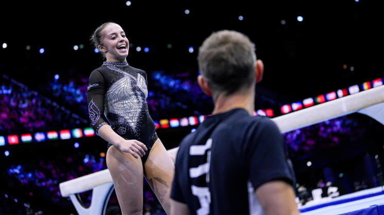 Foto IPP Simone Ferraro Rotterdam 21 ottobre 2026 54th Artistic Gymnastics World Championships Nella foto PEROTTI Giulia ITA Italy Photo Press - World Copyrights italy ITALY  Copyright: xR4924_italyphotopressx